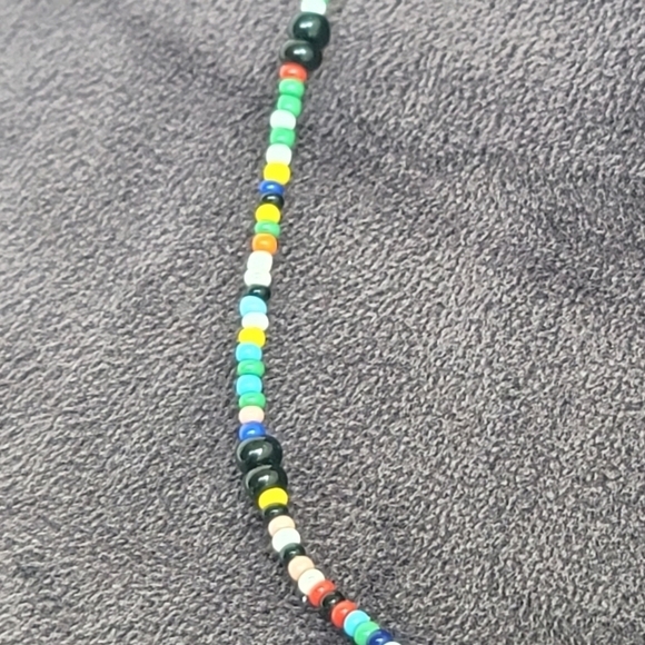 Colorful Beads Strand String Beaded Choker Necklace Jewelry Women Gift  22" - Picture 2 of 7